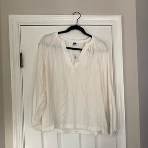 White Long Sleeve Blouse